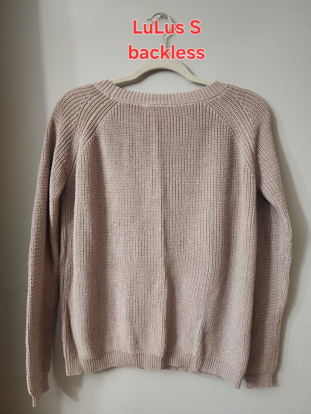 LuLu's Backless Sweater